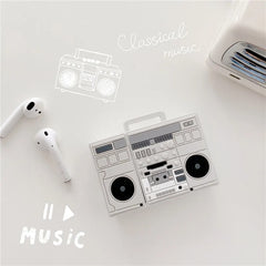 Cool 3D Retro Radio AirPods Case