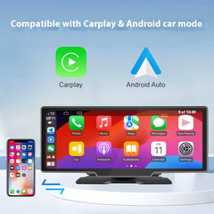 4K Double Recording Car Camera with CarPlay & IPS Screen