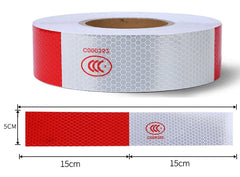 Reflective Trailer Safety Tape Conspicuity Tape Warning Sign Car Truck Red White